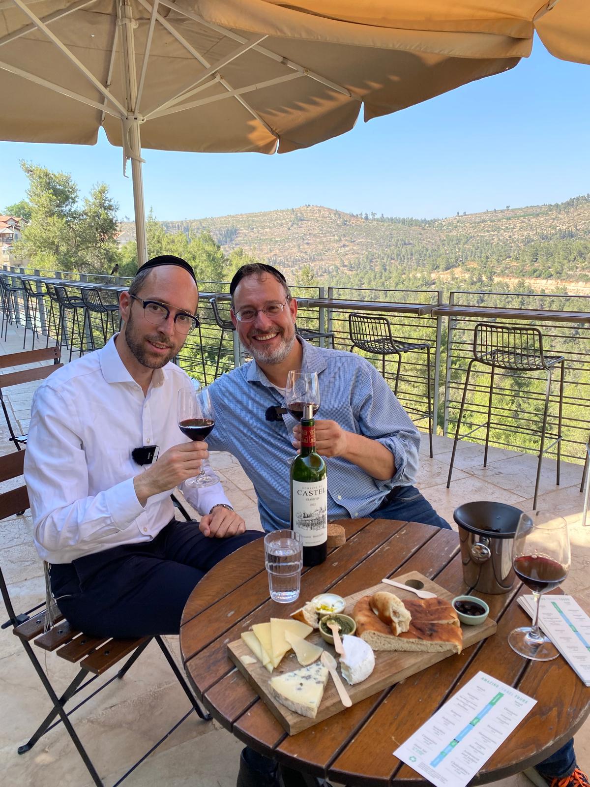 Dovid Schwartzberg and Adam Singer Kosher Wine School